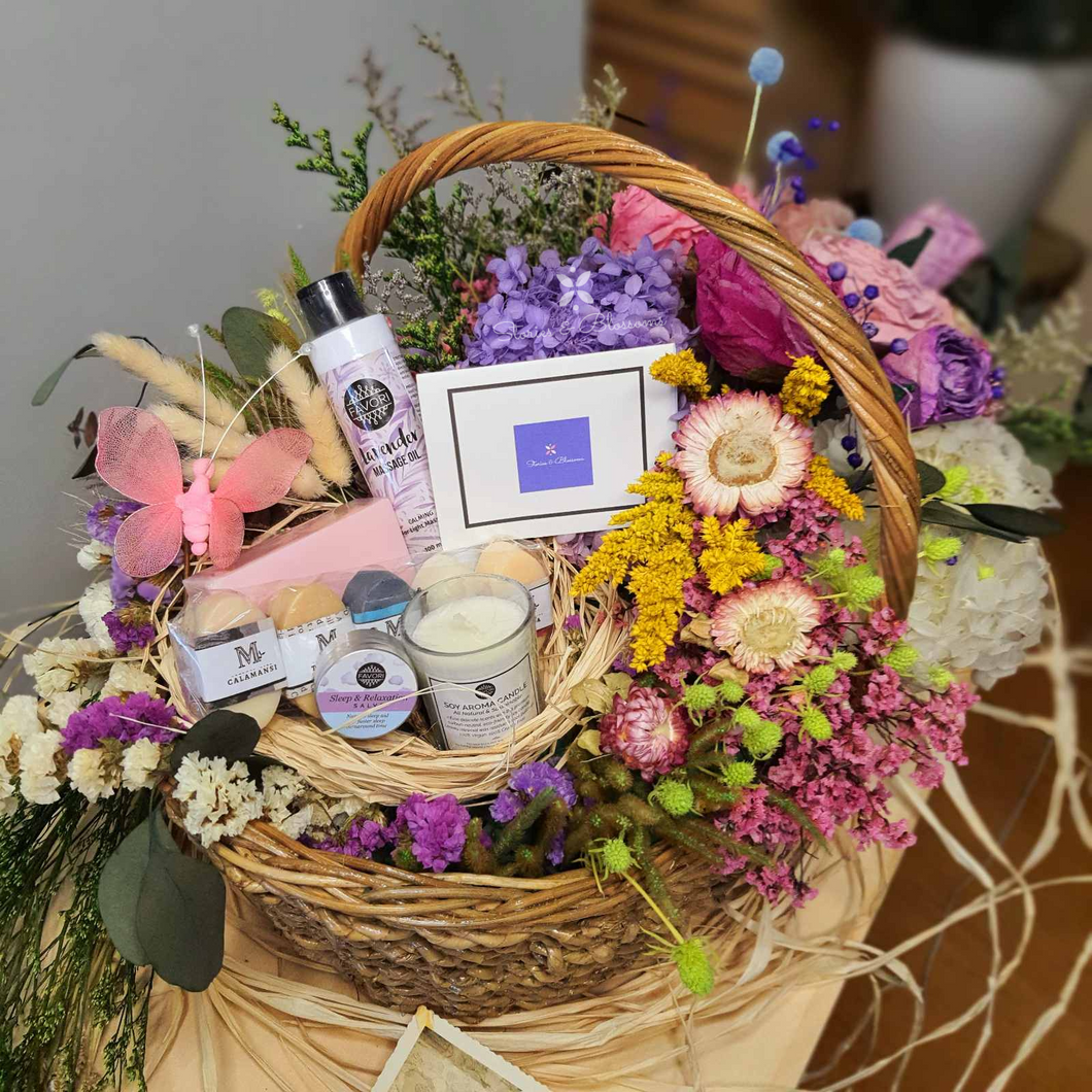 Mom's day off (Floral Care Basket)